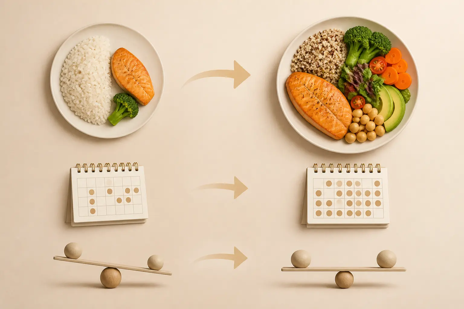 Rééquilibrer son alimentation : comprendre le point de départ et viser des résultats réalistes