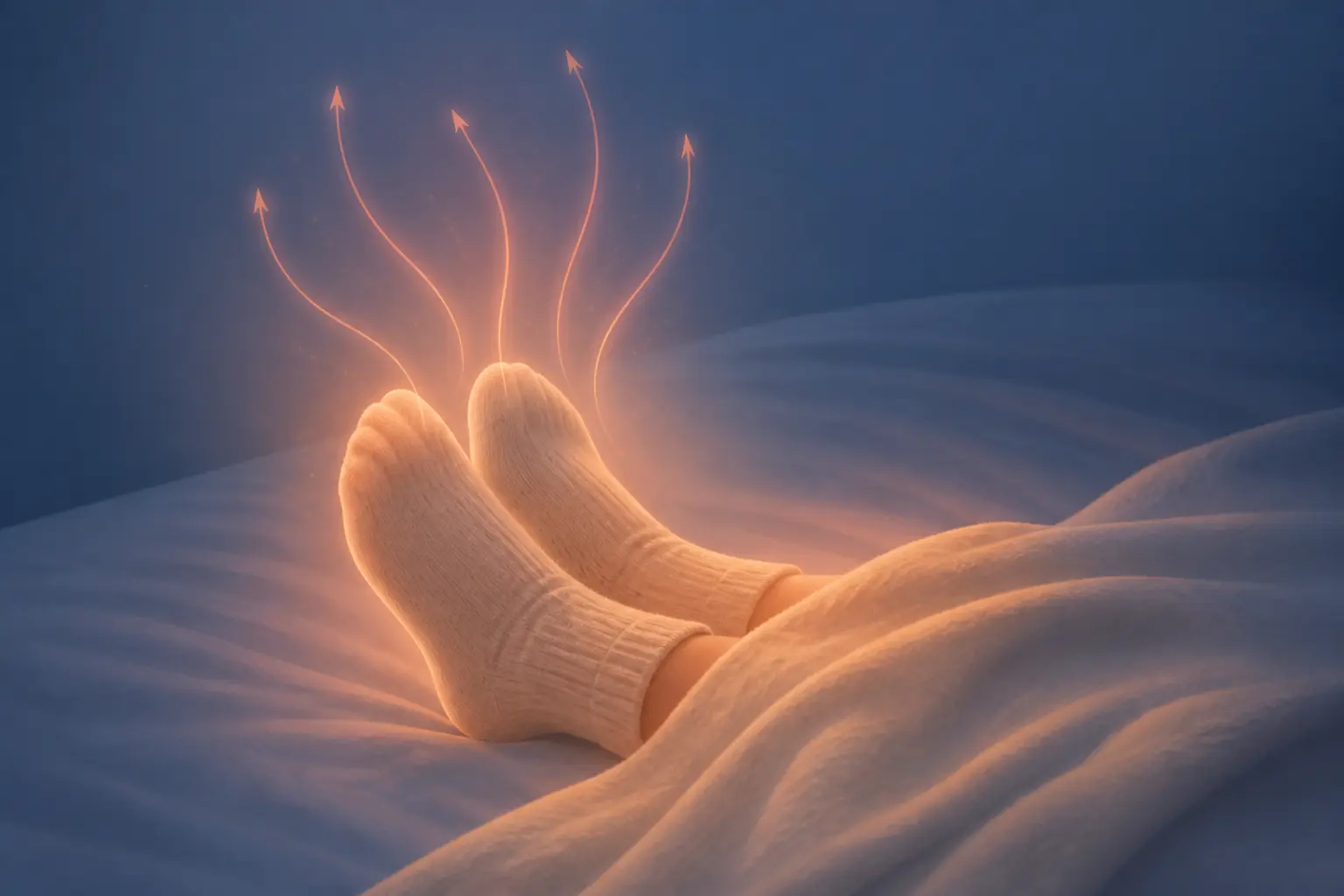 Pourquoi des pieds chauds peuvent aider à s’endormir