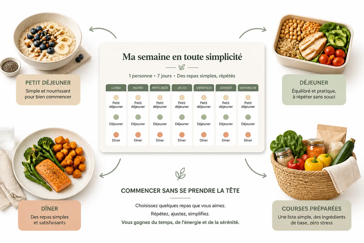 Méthode simple sur 7 jours pour passer à l'action seul(e), sans régime